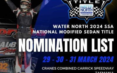 FIELD RELEASED FOR 2024 SSA NATIONAL MODIFIED SEDAN TITLE