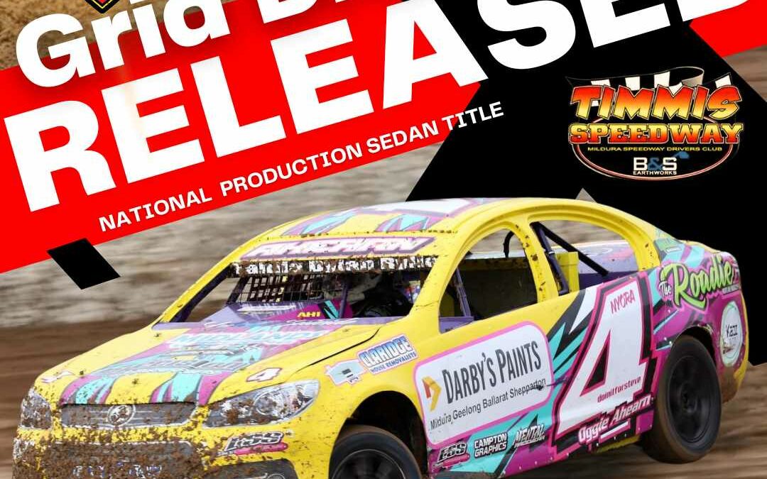 GRID DRAWS RELEASED FOR SSA NATIONAL PRODUCTION SEDAN TITLE